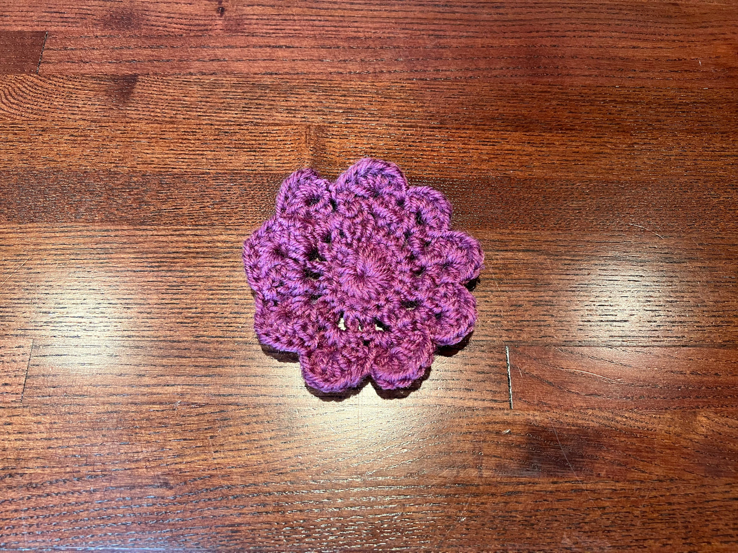 Crochet Flower Coaster