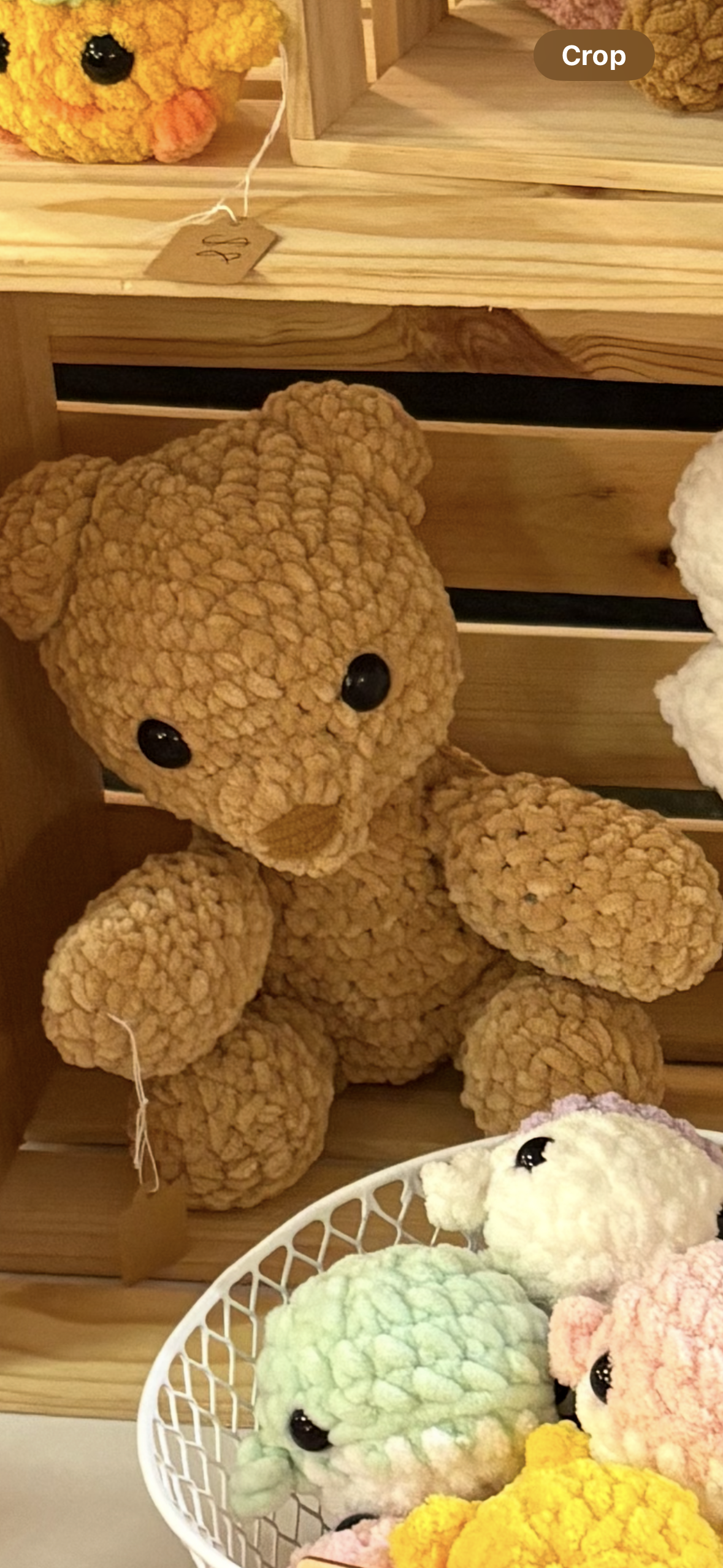 Crochet Sitting Teddy