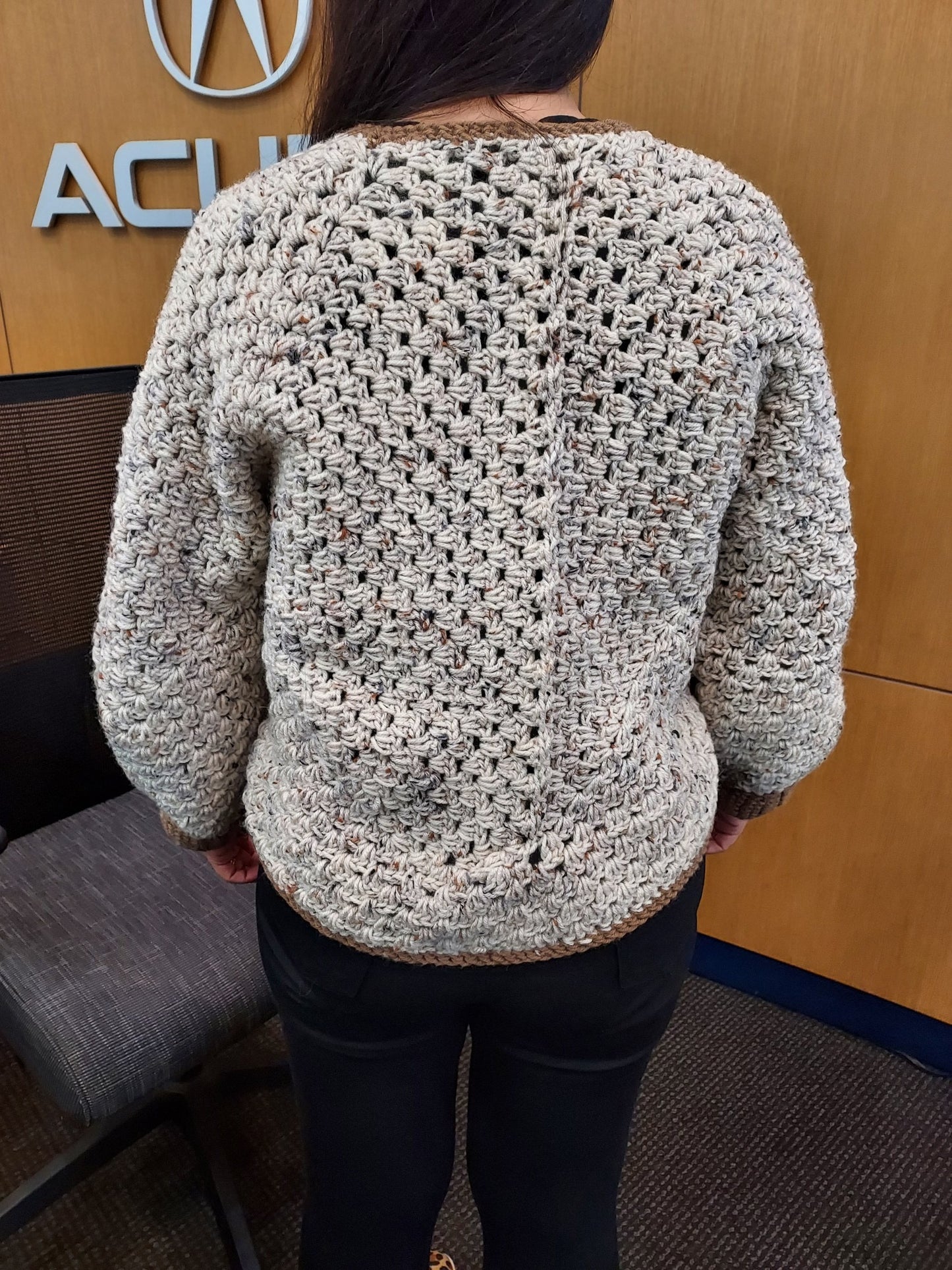 Crochet Cropped Cardigan