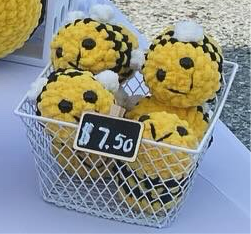 Mini Crochet Bee