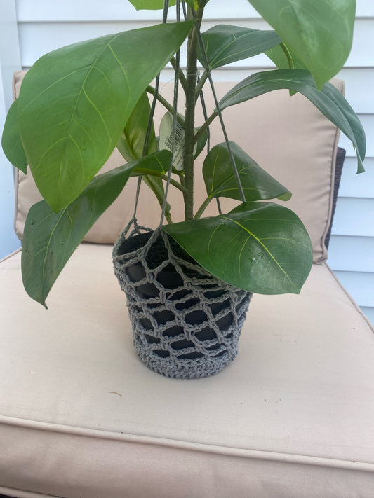 Crochet Hanging Plant