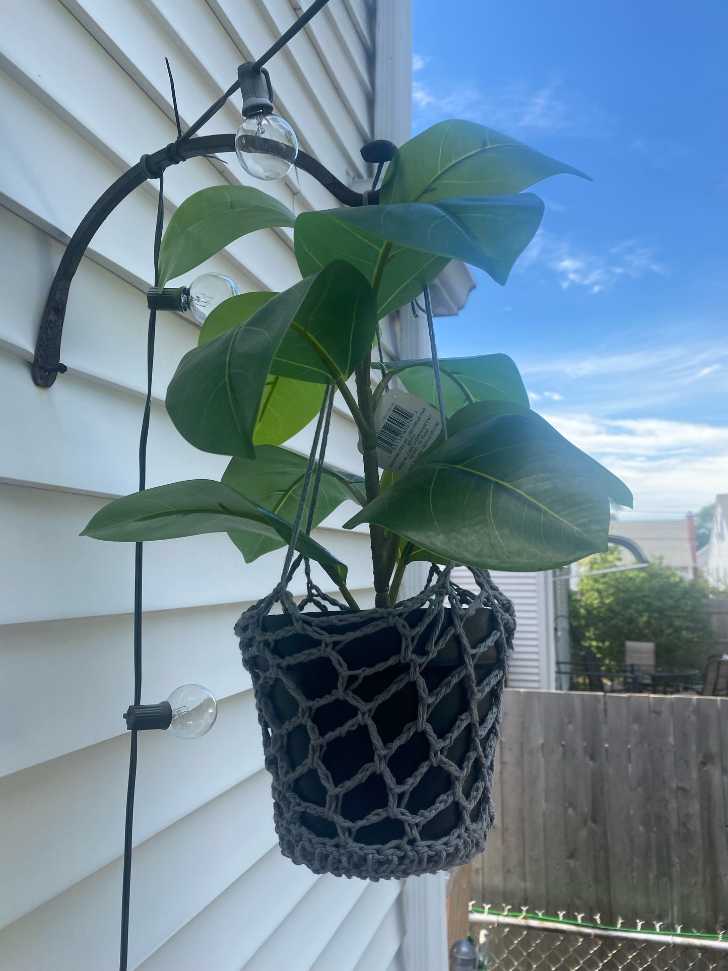 Crochet Hanging Plant