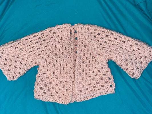 Crochet Baby Hexagon Cardigan