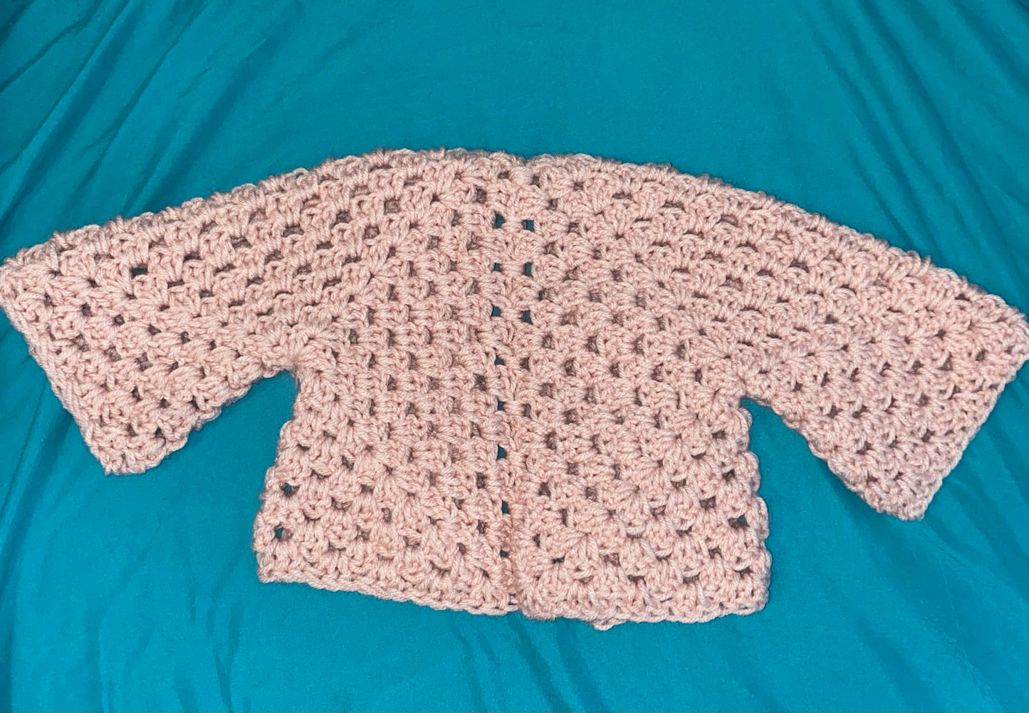 Crochet Baby Hexagon Cardigan