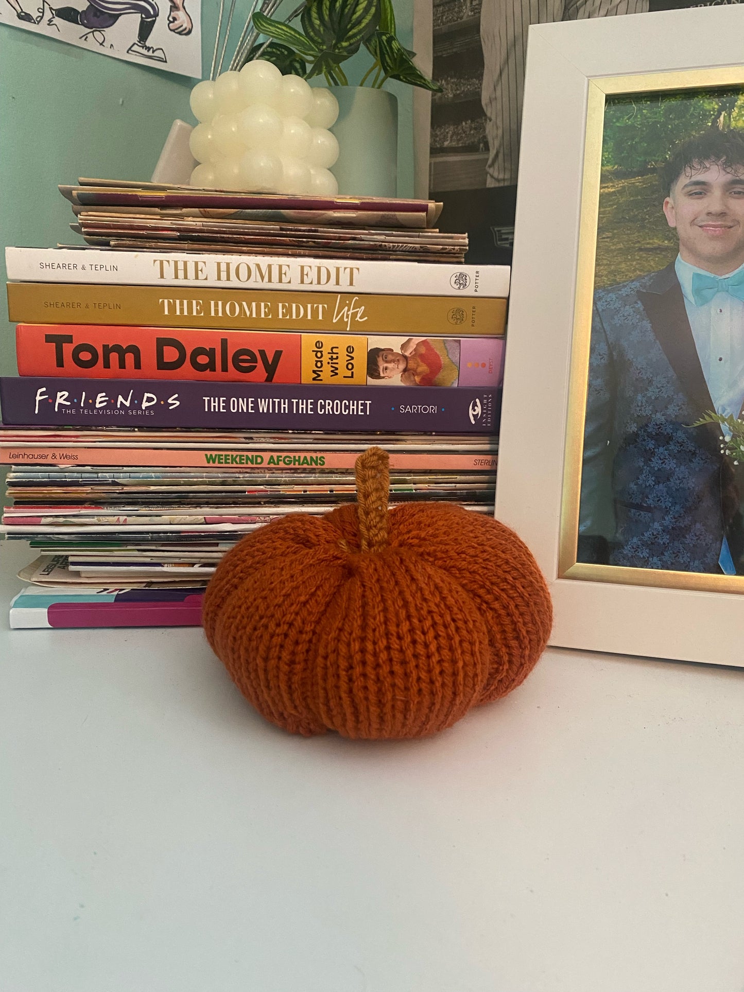 Large Chunky Knit Pumpkin