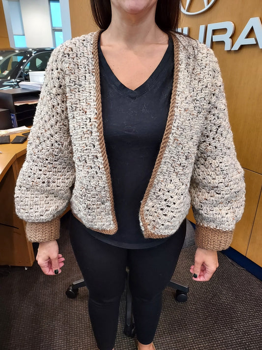 Crochet Cropped Cardigan