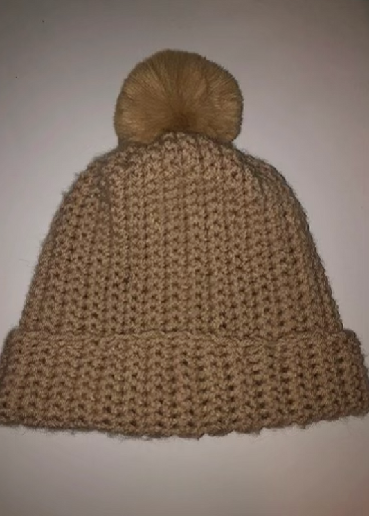 Crochet Beanie with Ball