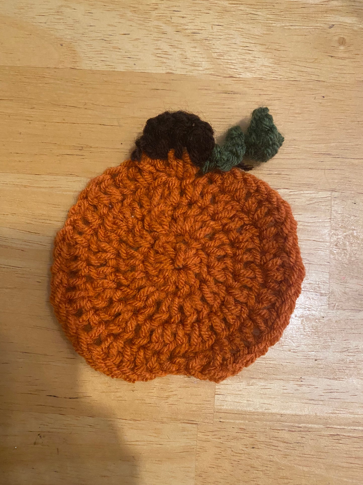 Crochet Pumpkin Coaster